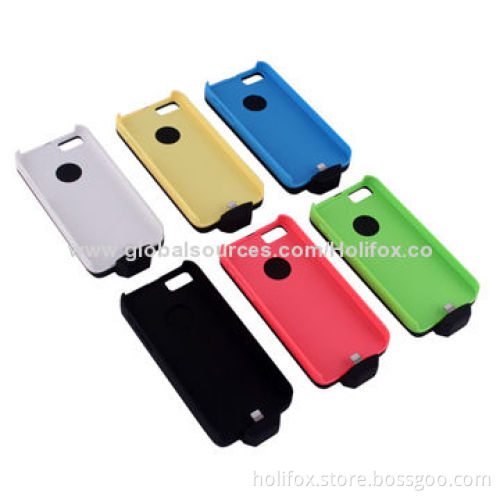 Power bank cases for iPhone 5/5s/5c with colorful frames